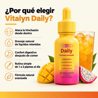 Vitalyn® menos hinchazón, más ligereza y comodidad en tu día