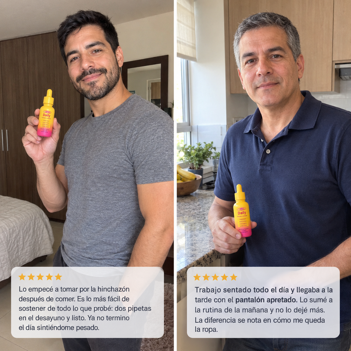 Vitalyn® menos hinchazón, más ligereza y comodidad en tu día