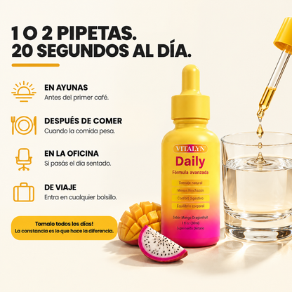 Vitalyn® menos hinchazón, más ligereza y comodidad en tu día